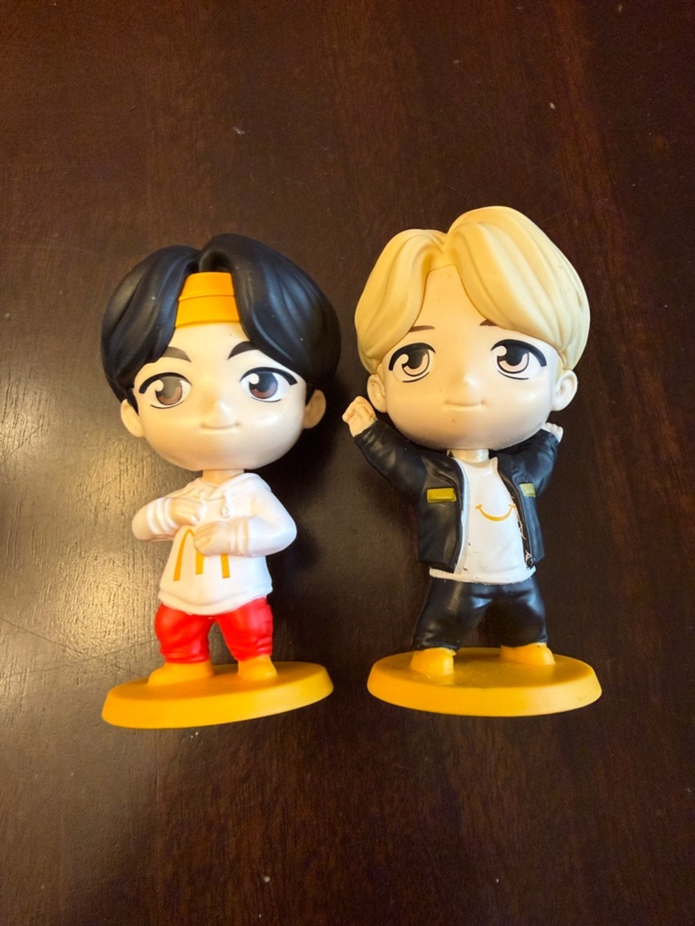 Bundle of 2 McDonald's BTS Tiny Tan Encore Edition Toy Figures 2025